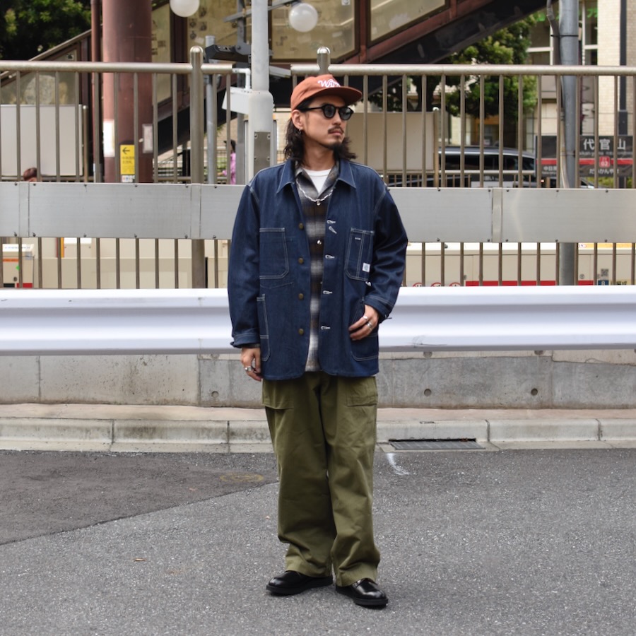 ヘラクレス ( HERCULES ) COVERALLS JACKET NON WASH DENIM / デニム