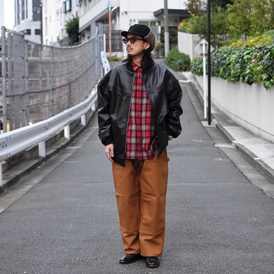 タウンクラフト( TOWNCRAFT ) LEATHER DERBY JACKET / 羊革 レザー
