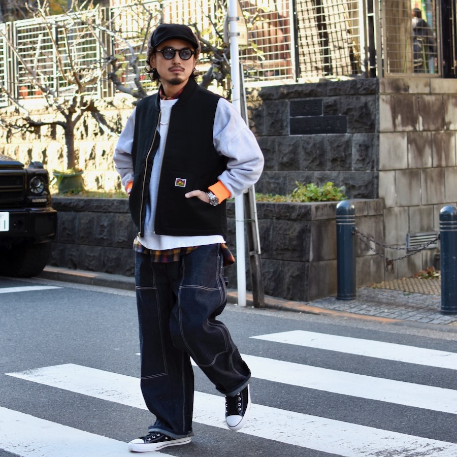 ベンデイビス ( BEN DAVIS ) U.S.A LINED WORK VEST / ライニング付き
