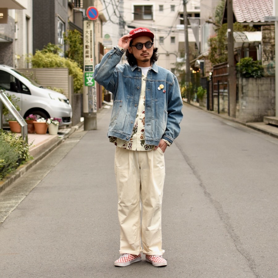 エイチユニット ( H.UNIT ) DENIM WORK JACKET USED WASH / デニム